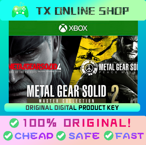 METAL GEAR SOLID: MASTER COLLECTION Vol.2 [Xbox Series X/S Original Game] Xbox Activation